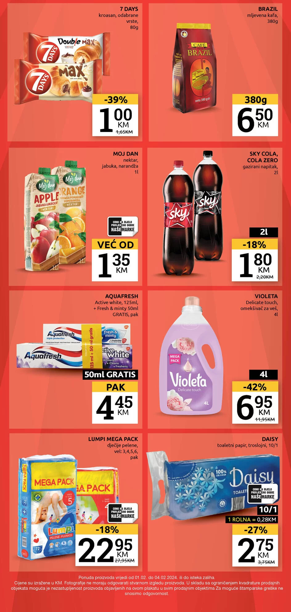 Konzum vikend akcija 1-4.2.2023.