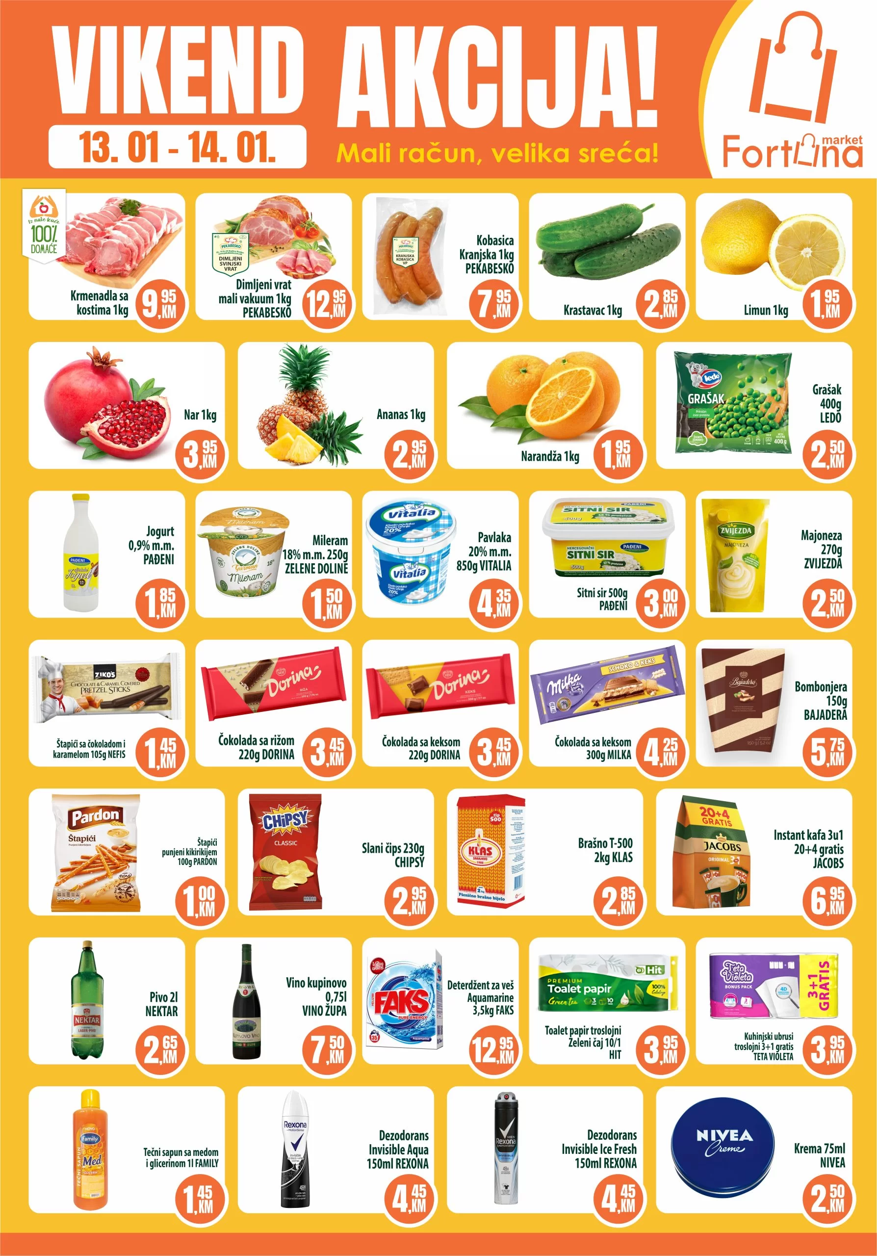 Fortuna vikend akcija 13-14.1.2024.