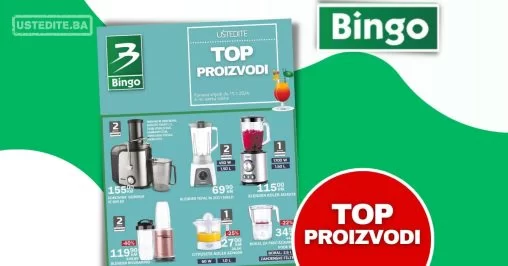 Bingo TEHNIKA - TOP PROIZVODI - sniženje do 14.1.2024.