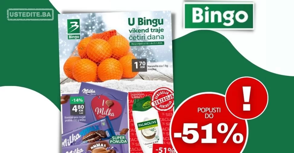 Bingo vikend akcija 18-21.1.2024.
