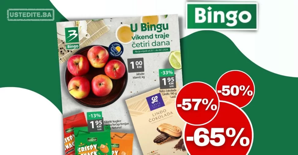 Bingo vikend akcija 25-28.1.2024.