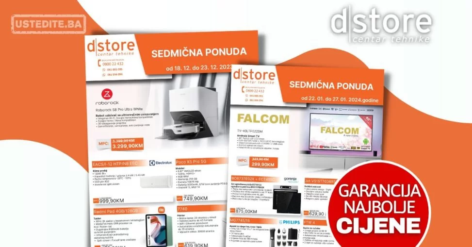 Dstore sedmična akcija 22-27.1.2024.
