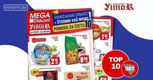 Mega Diskont katalog TOP 10 - sniženje 10-20.1.2024.
