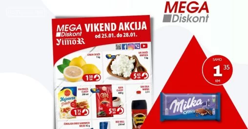 Mega Diskont vikend akcija 25-28.1.2024.