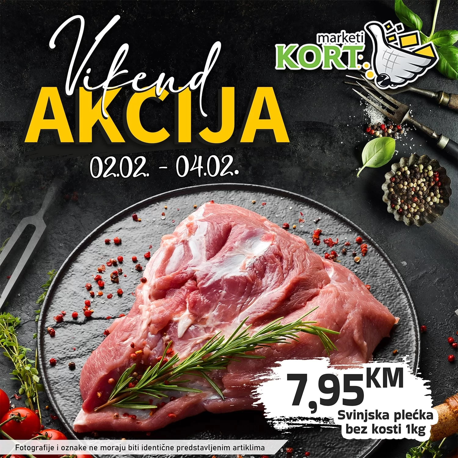 Kort vikend akcija 2-4.2.2024.