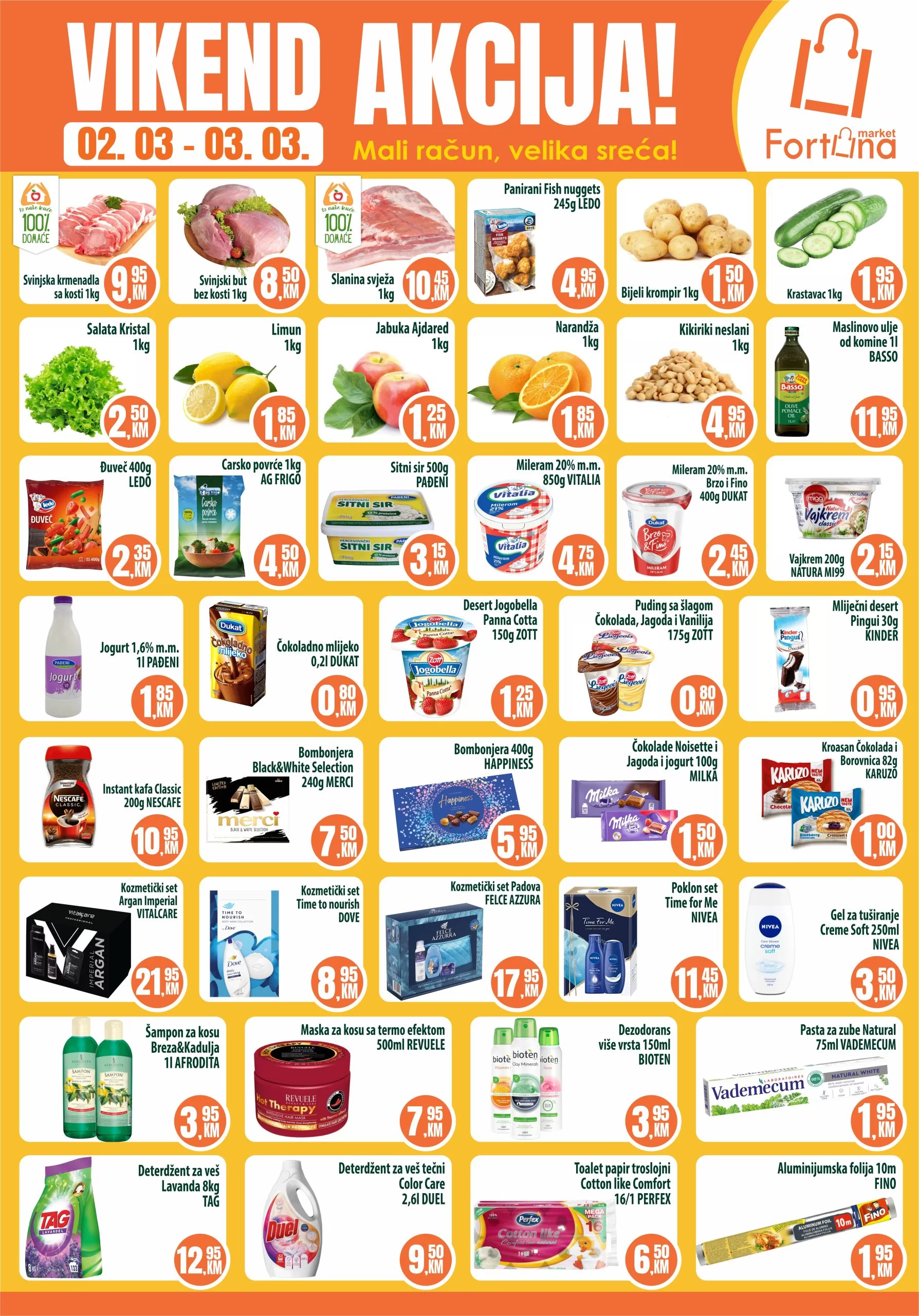 Fortuna vikend akcija 2-3.3.2024.