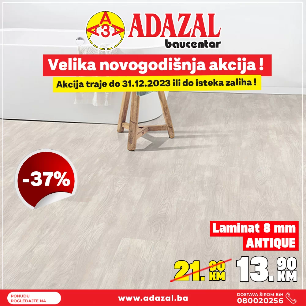 Adazal NOVOGODIŠNJA AKCIJA