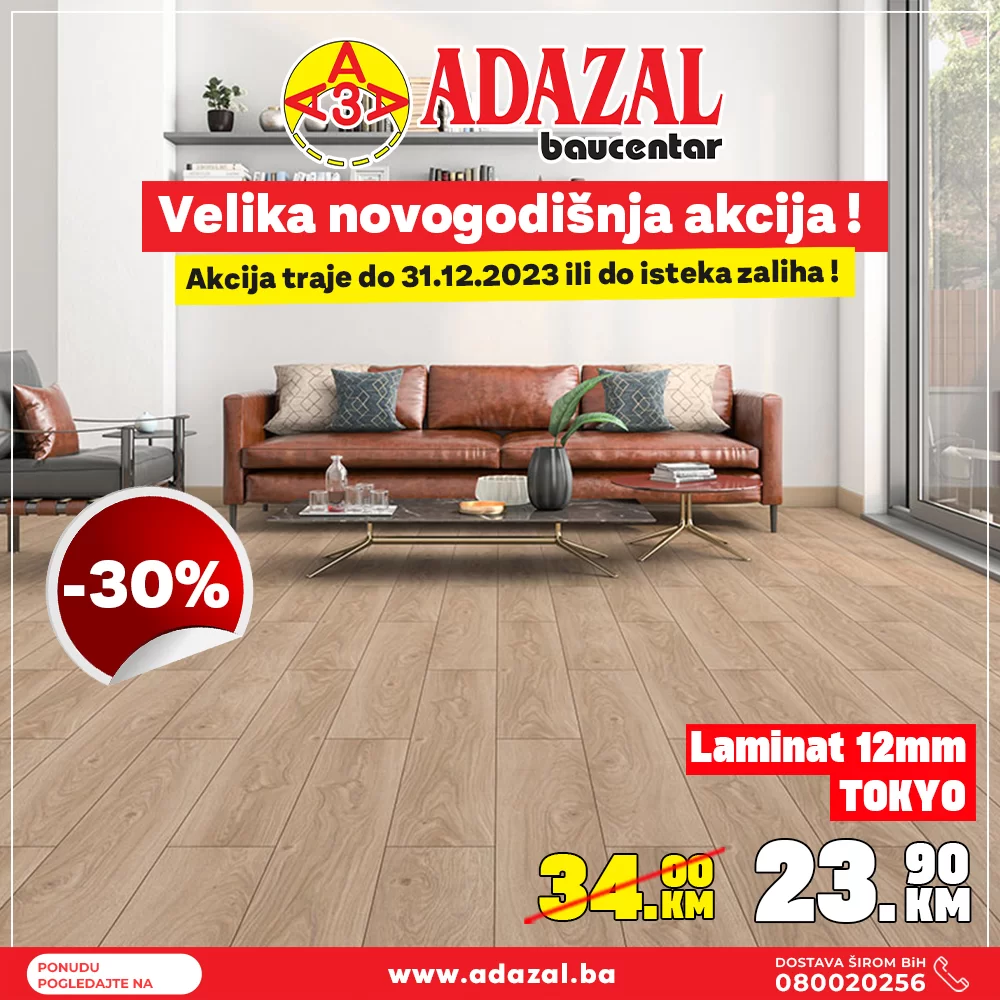 Adazal NOVOGODIŠNJA AKCIJA
