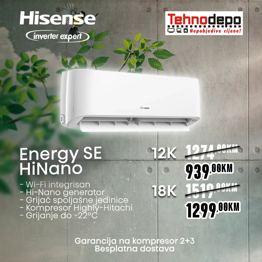 Tehnodepo NEPOBJEDIVE CIJENE INVERTER KLIMA