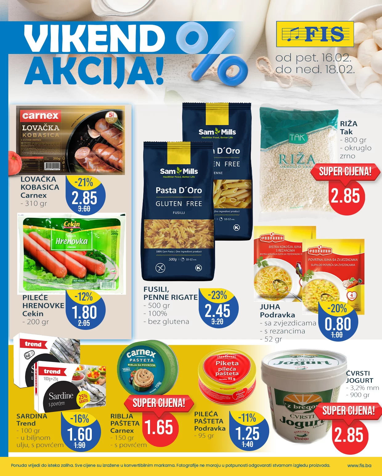 Fis vikend akcija 16-18.2.2024.