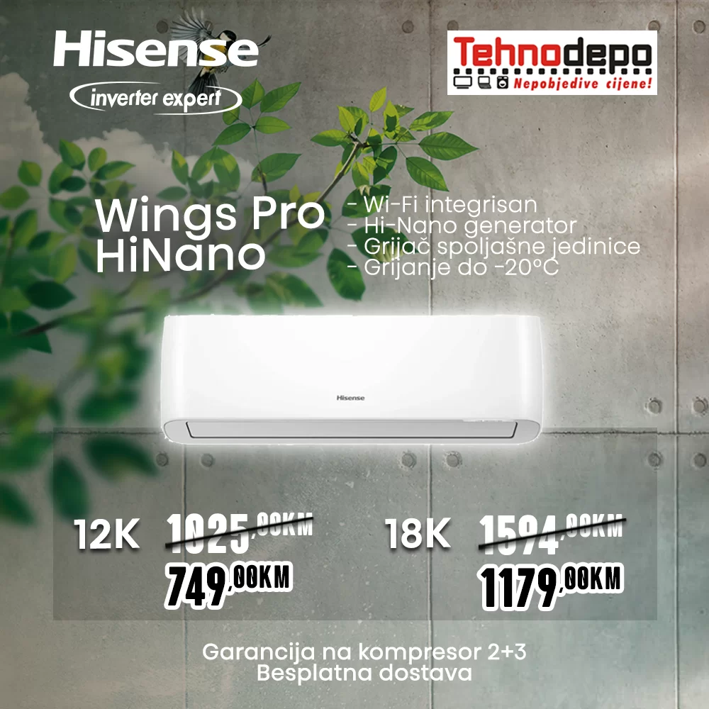 Tehnodepo NEPOBJEDIVE CIJENE INVERTER KLIMA