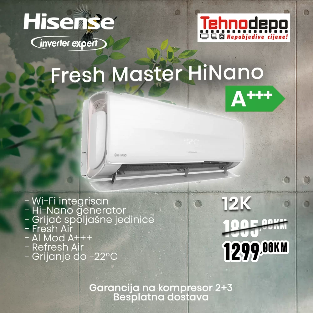 Tehnodepo NEPOBJEDIVE CIJENE INVERTER KLIMA