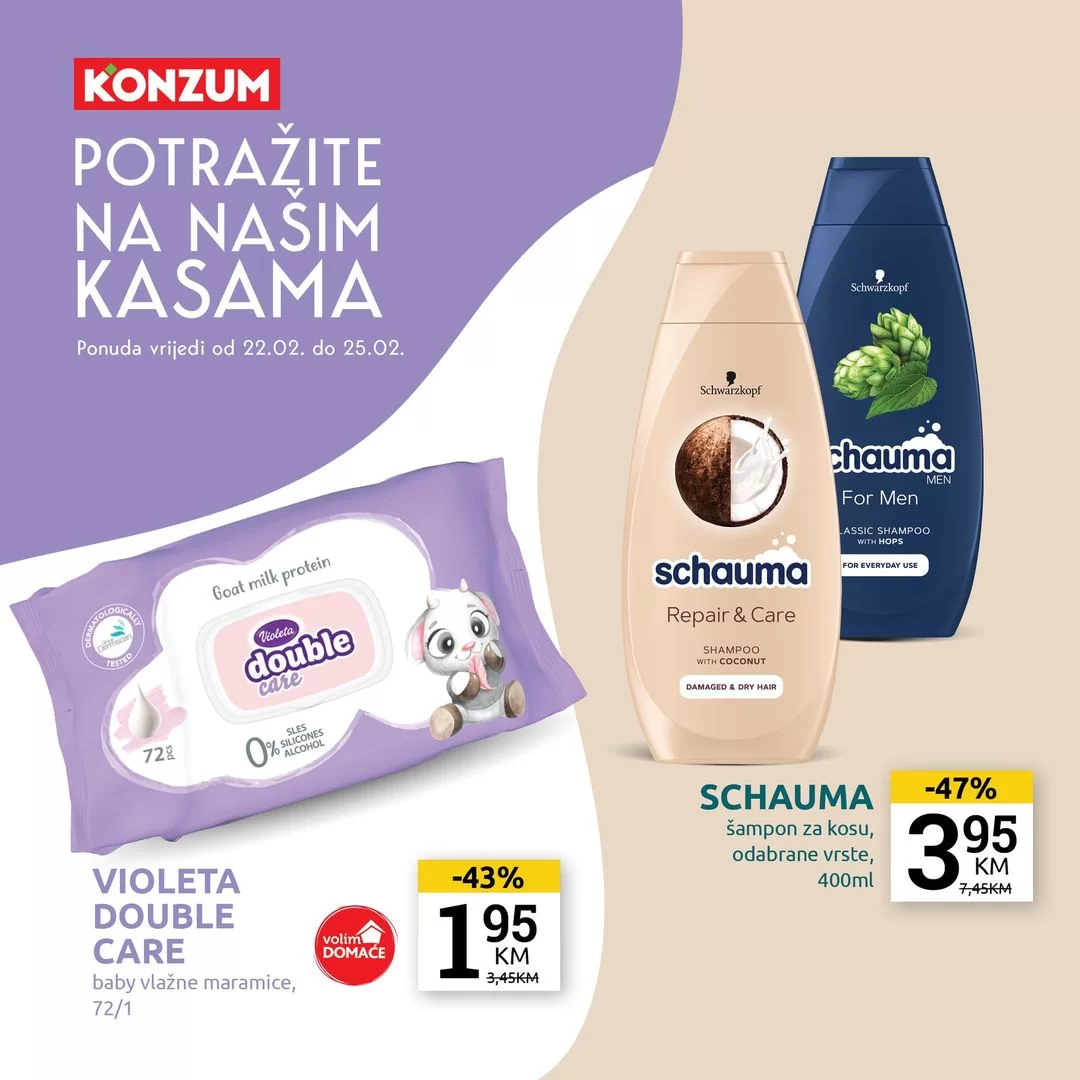 Konzum akcija na kasama