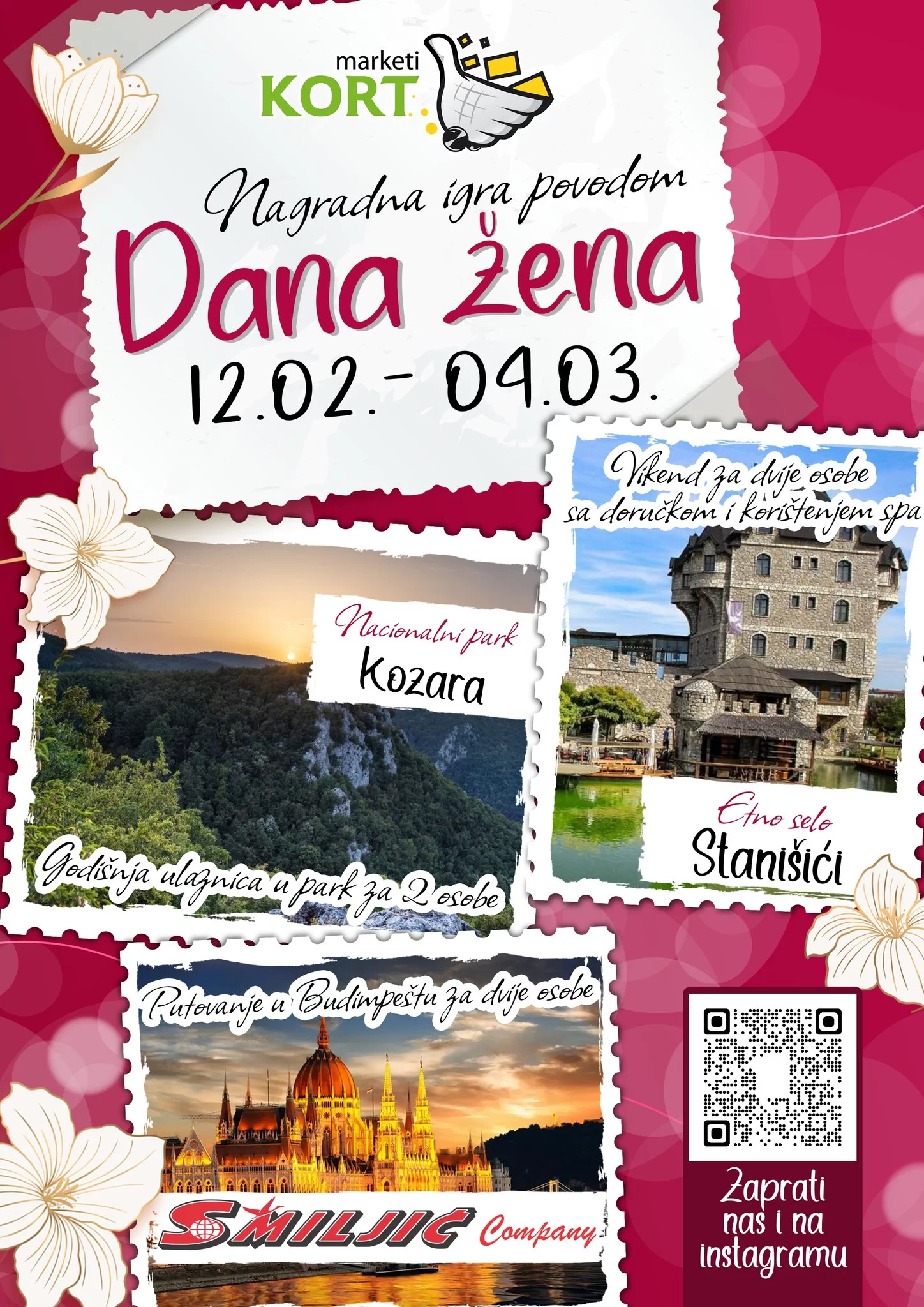 Kort NAGRADNA IGRA za Dan Žena 12.2-4.3.2024.  