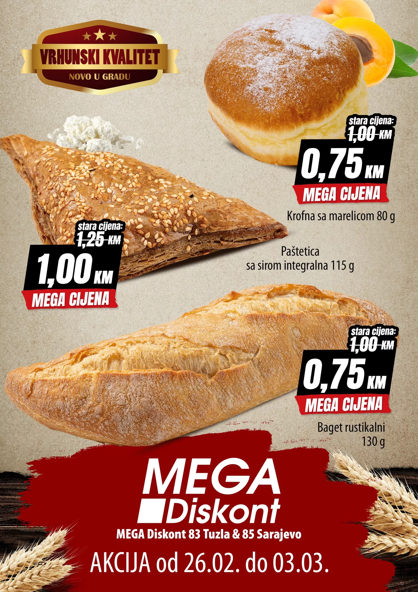 Mega Diskont PEKARA 26.2-3.3.2024. 