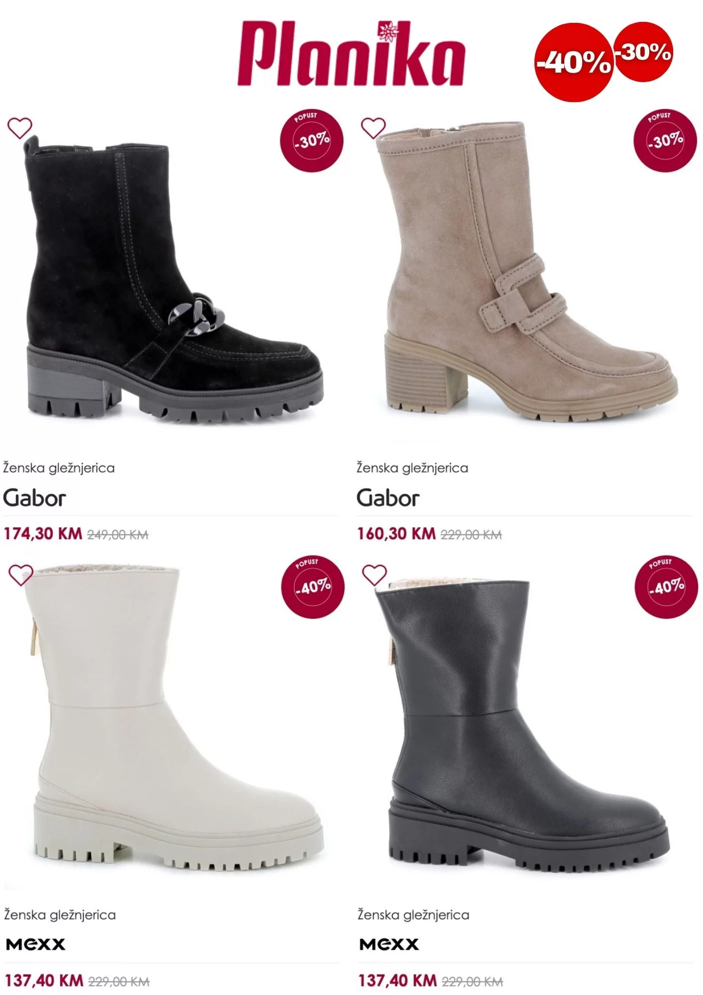 Planika SNIŽENJE do 40%