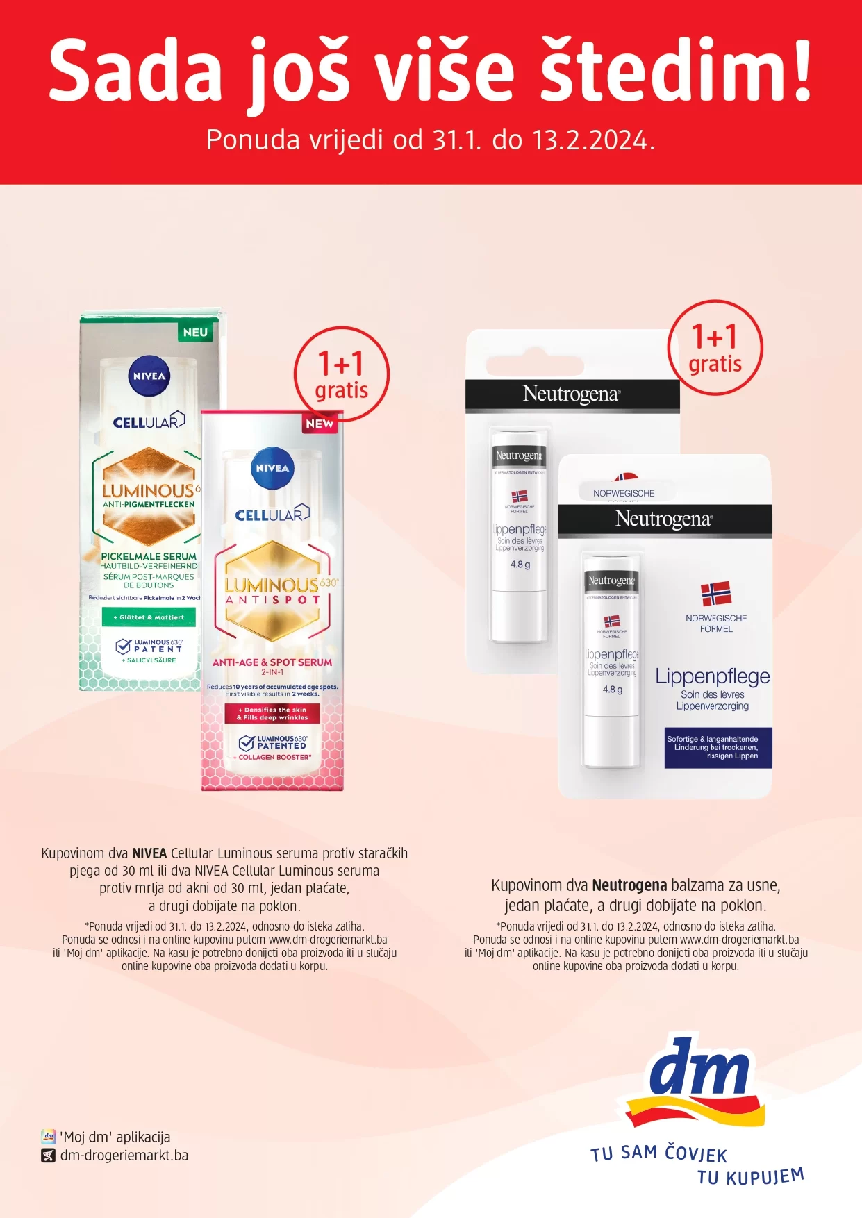 dm GRATIS Sada jos vise stedim 