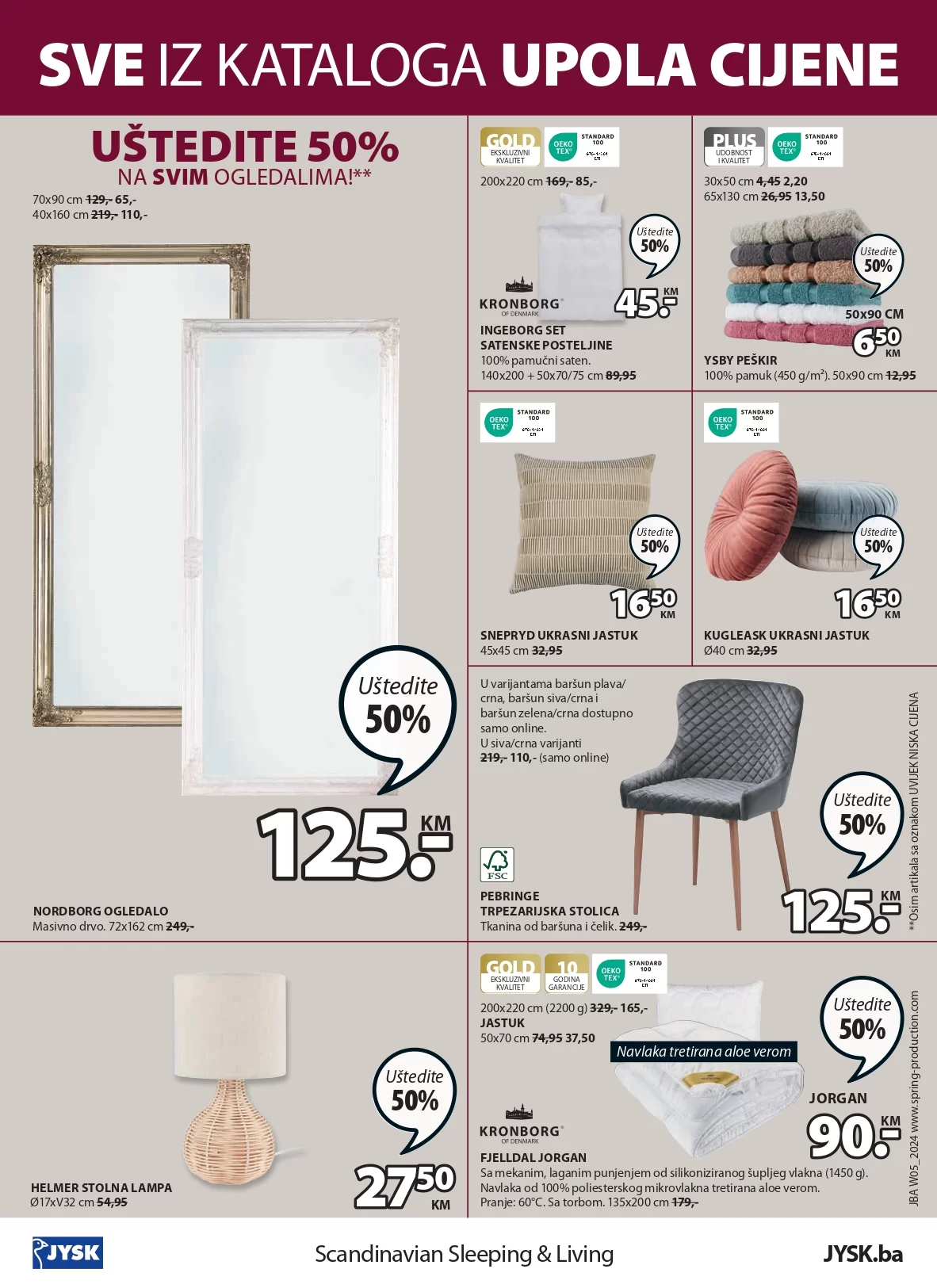 Jysk katalog SVE U POLA CIJENE