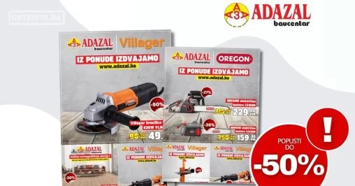 Još jedna akcijska ponuda do -50% na izdvojeni asortiman brendova VILLAGER & OREGON