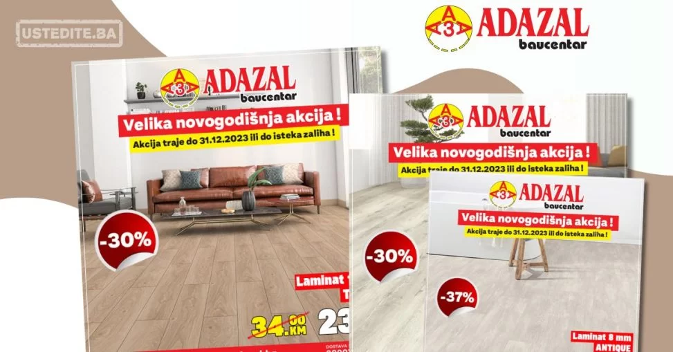 Adazal NOVOGODIŠNJA AKCIJA