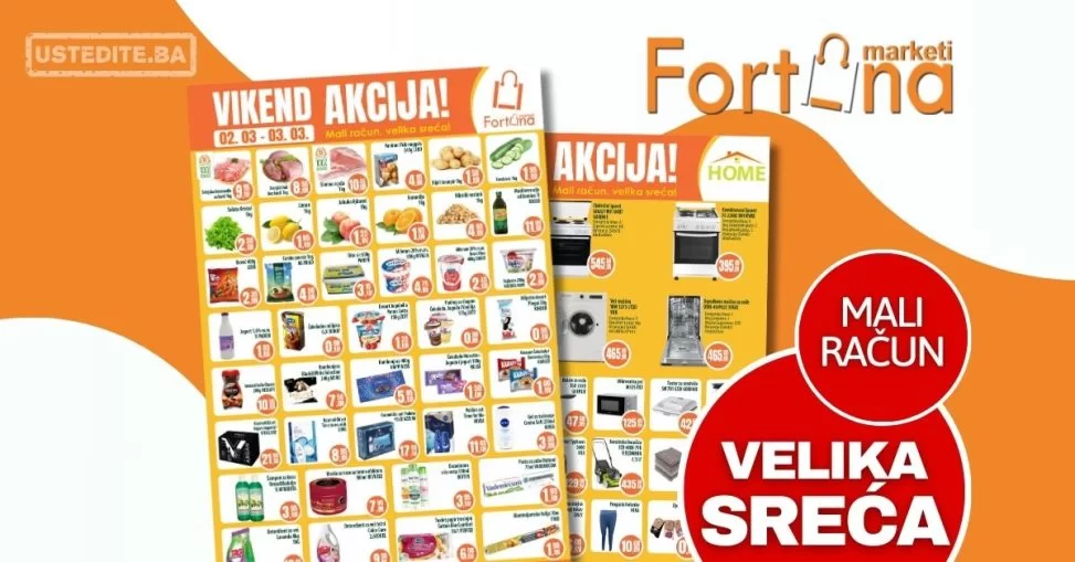 Fortuna vikend akcija 2-3.3.2024.