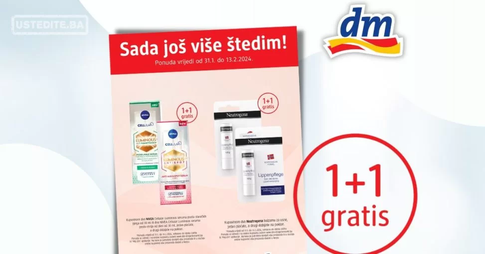 dm GRATIS Sada jos vise stedim