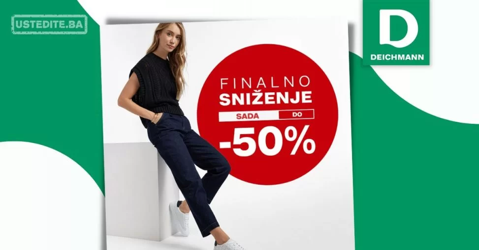Deichmann FINALNO SNIŽENJE do 50% - akcija 2-3.2.2024.