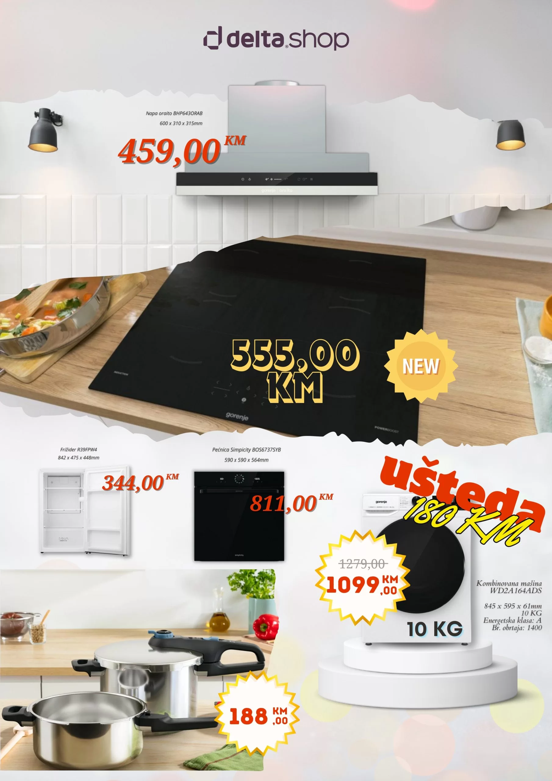 Delta Shop AKCIJSKA PONUDA kućanskih aparata - sniženje do 5.3.2024.