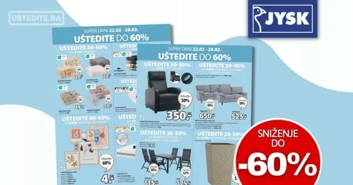 Jysk SUPER DANI 22-28.2.2024.