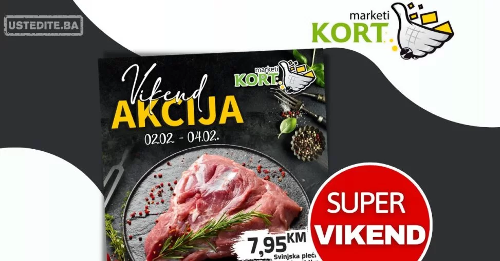 Kort vikend akcija 2-4.2.2024.