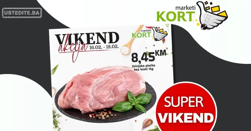 Kort vikend akcija 16-18.2.2024.