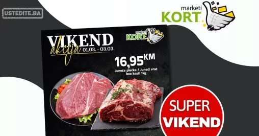 Kort vikend akcija 1-3.3.2024.