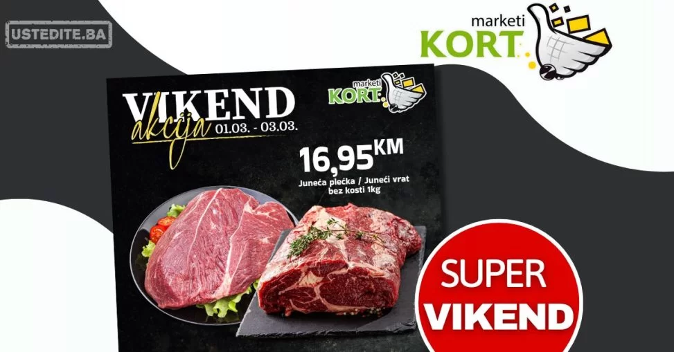 Kort vikend akcija 1-3.3.2024.