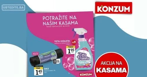 Konzum AKCIJA NA KASAMA