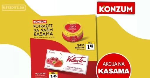 Konzum AKCIJA NA KASAMA