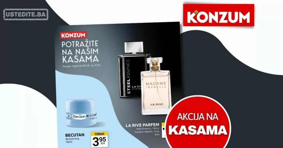Konzum AKCIJA NA KASAMA 9-11.2.2024.