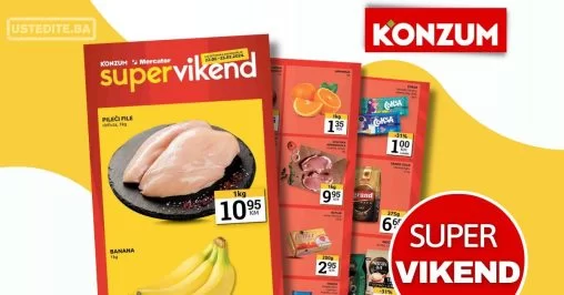 Konzum vikend akcija 22-25.2.2024.