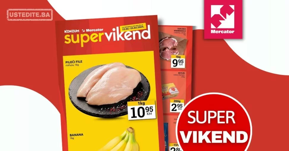 Mercator vikend akcija 22-25.2.2024.