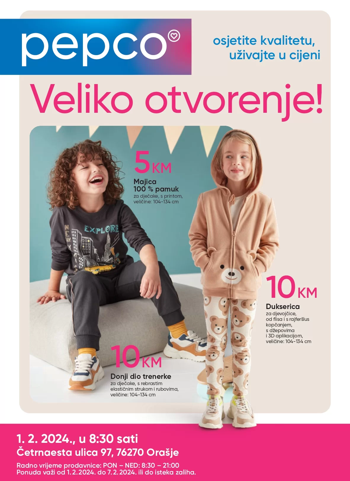 Pepco katalog VELIKO OTVORENJE 1-7.2.2024.
