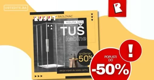 Robot VELIKA AKCIJA na TUŠ KABINE