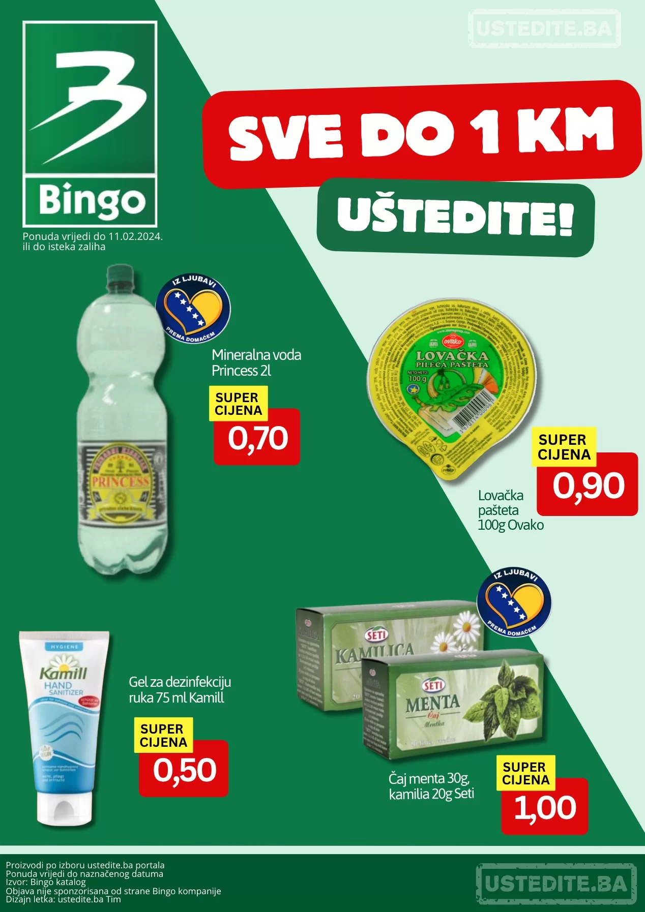Bingo SVE DO 1 KM