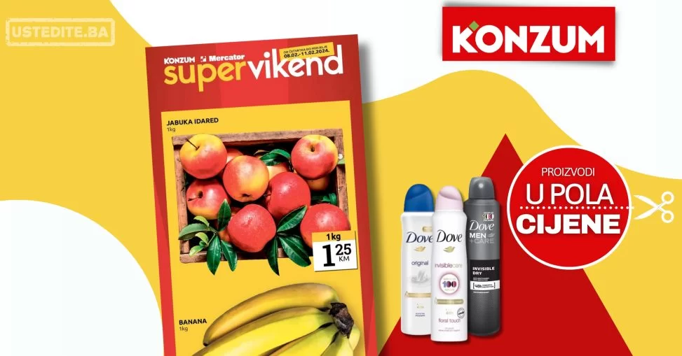 Konzum vikend akcija 8-11.2.2024.