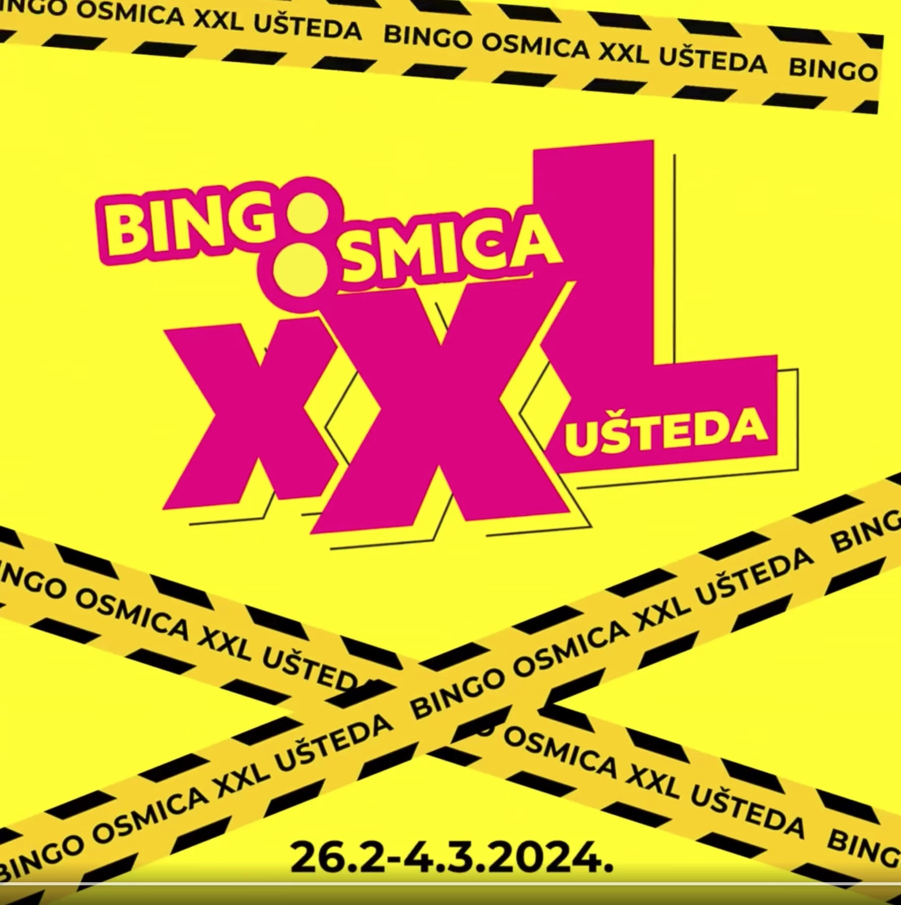 Bingo osmica XXL ušteda 26.2-4.3.2024.