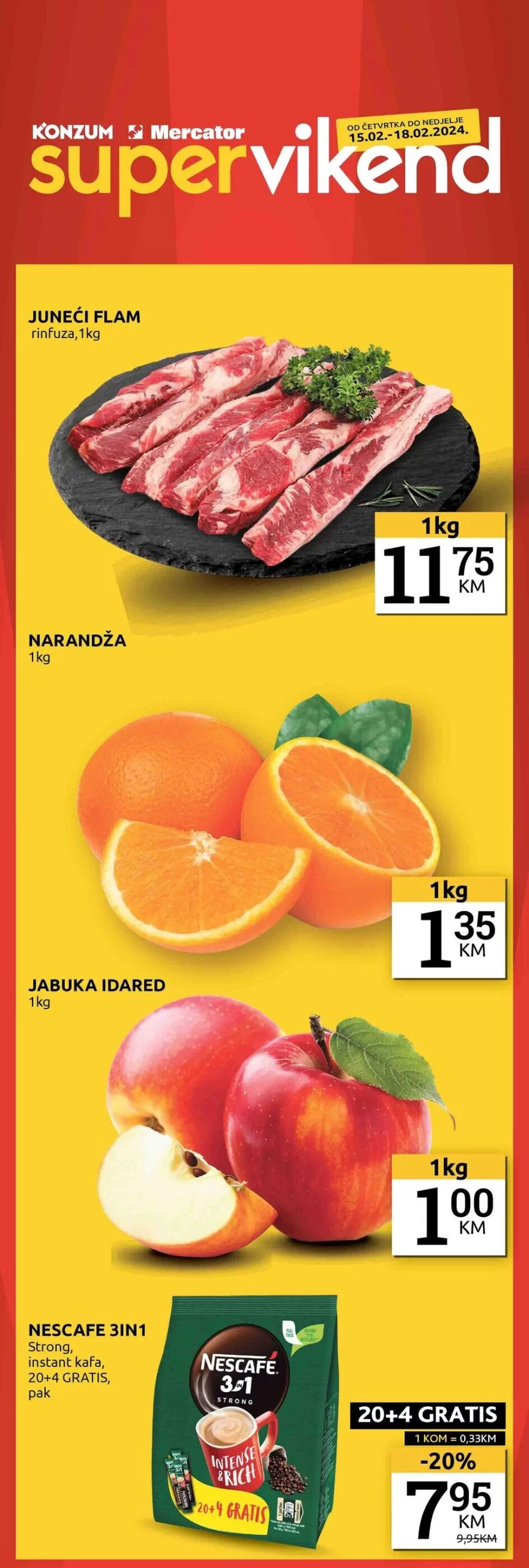 Konzum vikend akcija