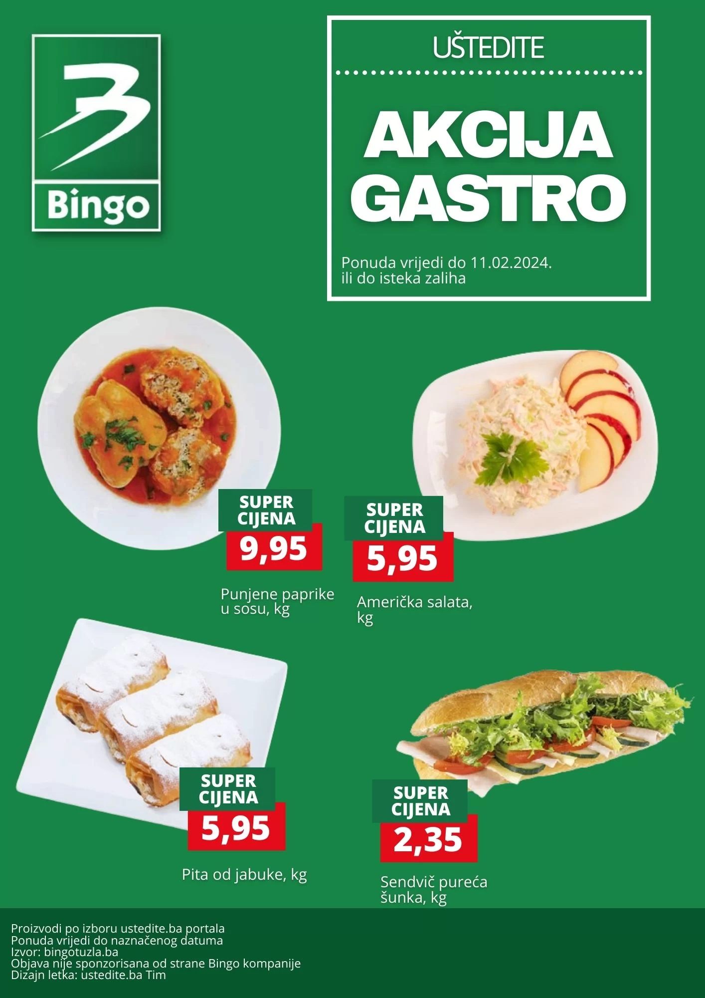Bingo AKCIJA GASTRO