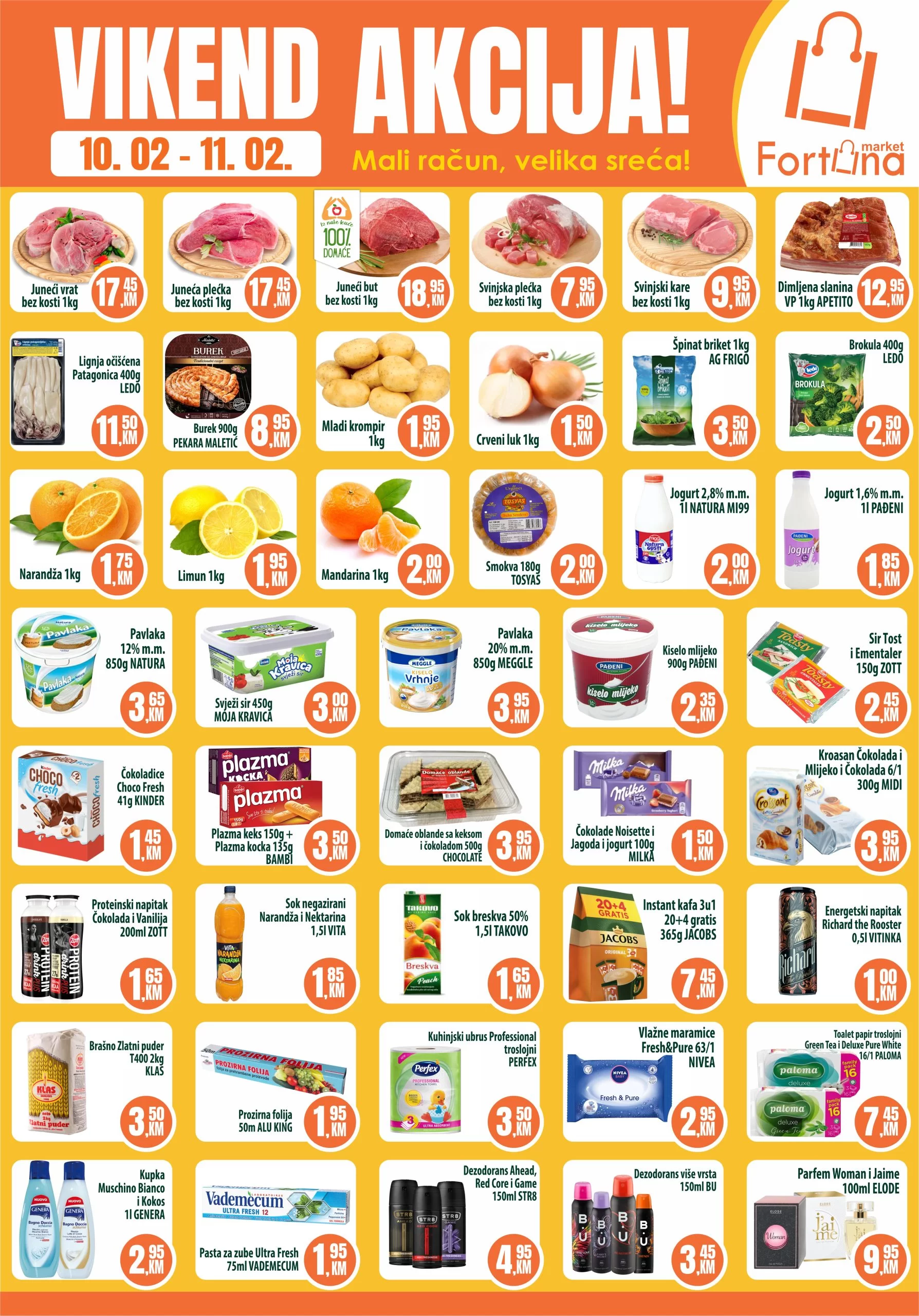 Fortuna vikend akcija 10-11.2.2023.