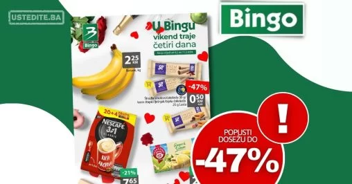 Bingo vikend akcija 8-11.2.2024.