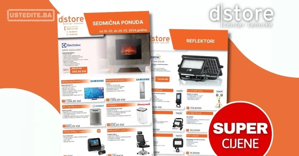 Dstore SEDMIČNA AKCIJA 19- 24.02.2024.