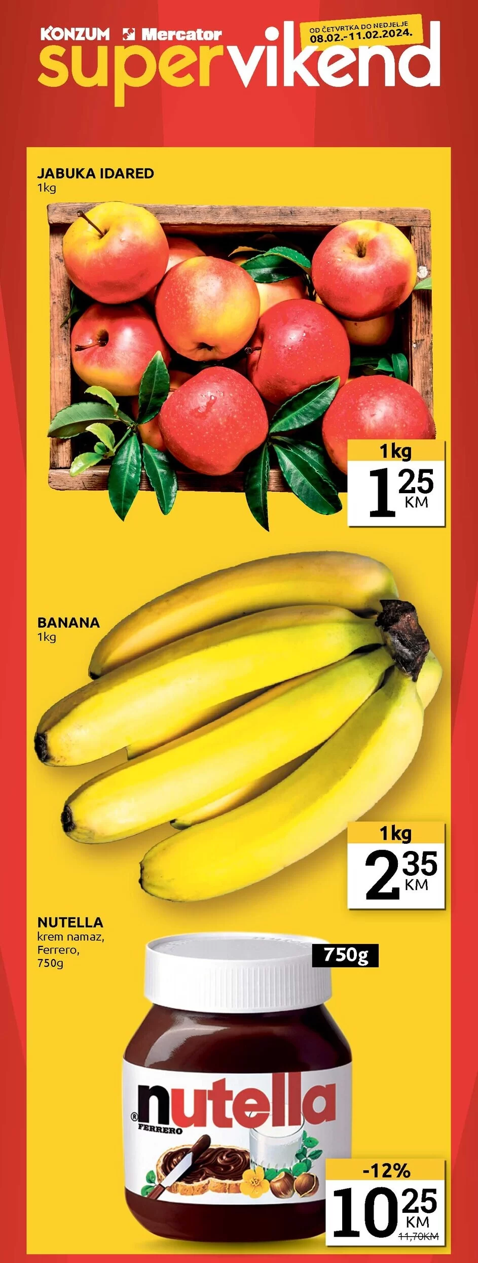 Konzum vikend akcija 8-11.2.2024.