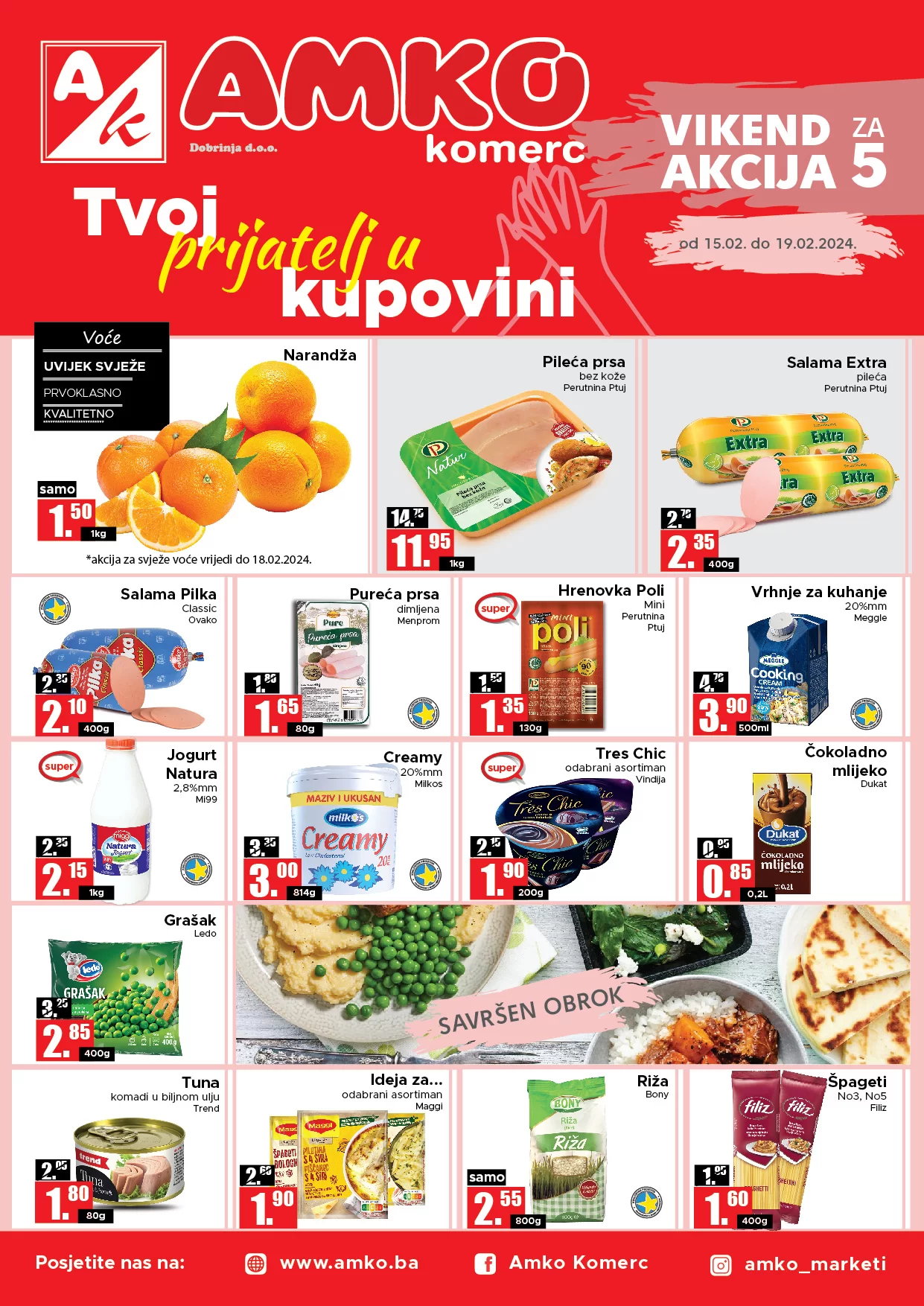 Amko vikend akcija 15-19.2.2024.